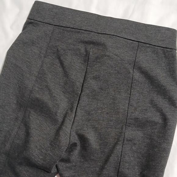Ann Klein Women's Medium Charcoal Grey Work Pant Seamed legging High-Quality - Picture 5 of 9